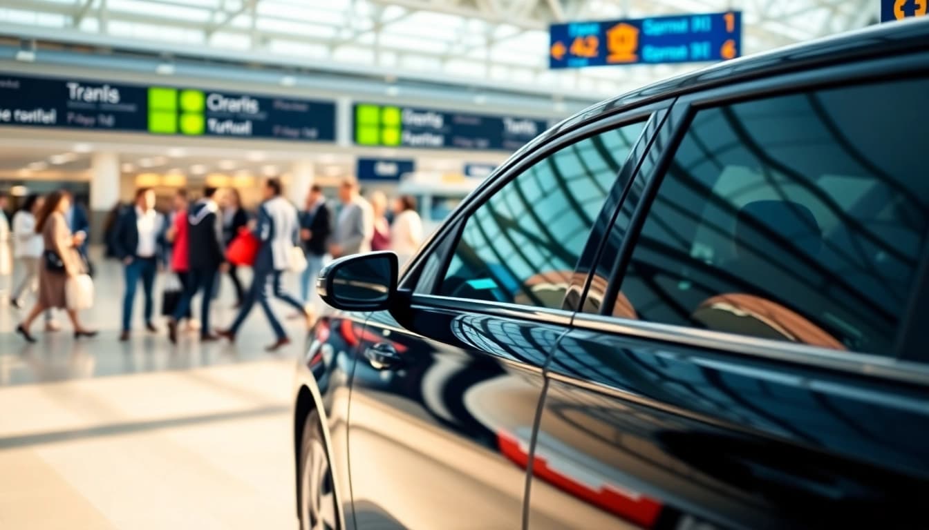 Taxi service at Heathrow Airport providing seamless transportation for travelers.